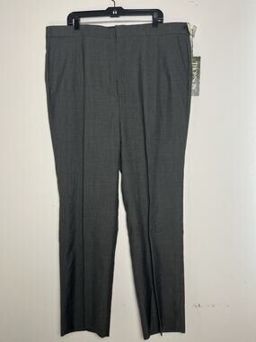 Vintage Thomson Rainy Day Wools Men’s Gray Dress Pants 42x32 NWT Classic Pleated